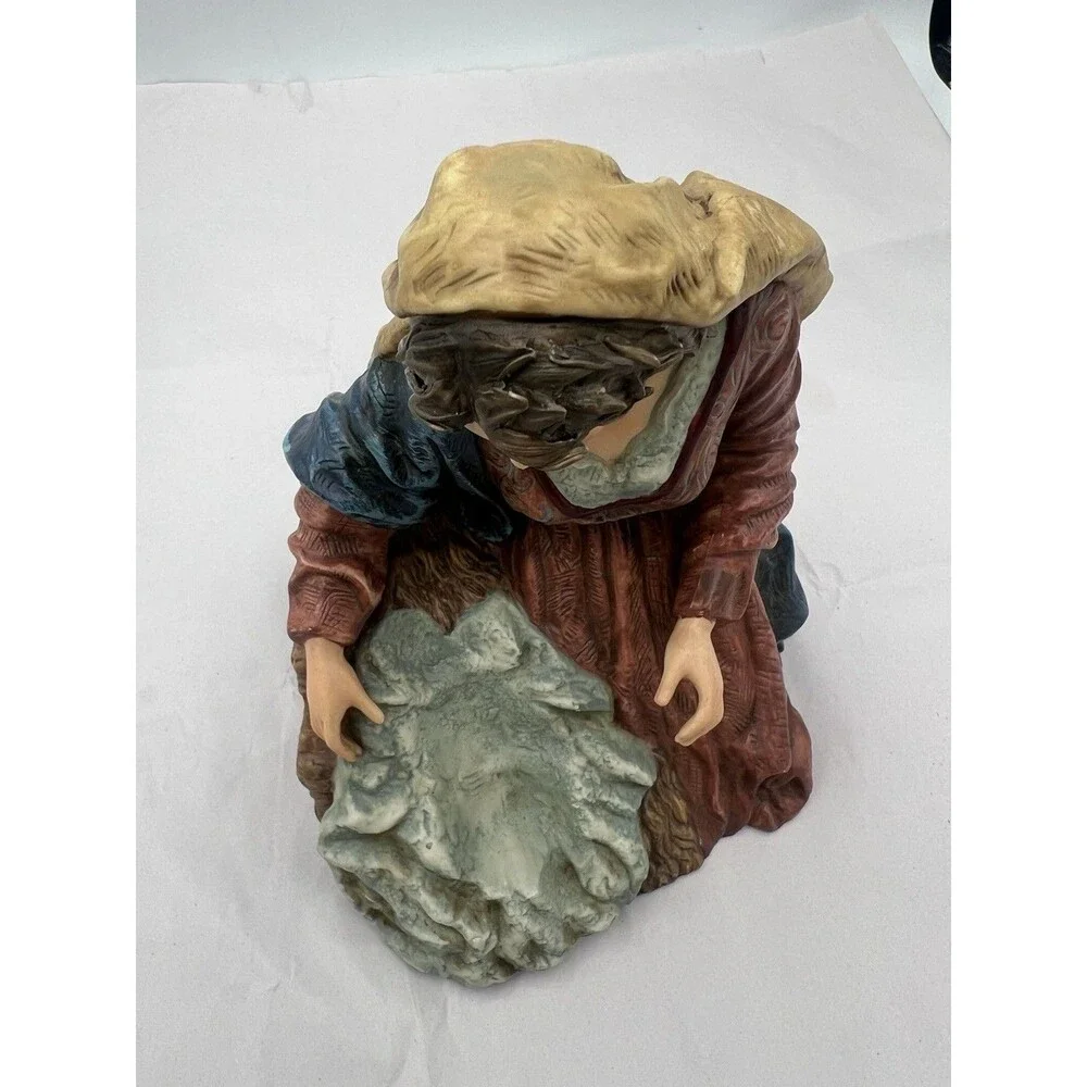 Grandeur Noel Nativity 1999 Mother Mary + Baby  7 X 5.5